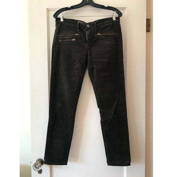 Anthropologie | AG Stevie Ankle Moto Cords Moss - Picture 4 of 16